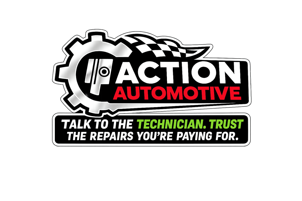 Exterior of the Action Automotive Service repair shop in Colorado Springs